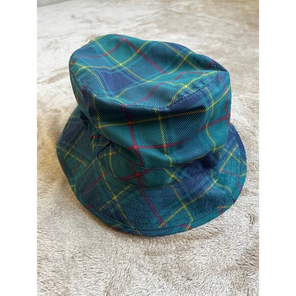 Vintage The St Andrew’s Links Tartan Collection Plaid Bucket Hat The Old Course - Picture 2 of 7